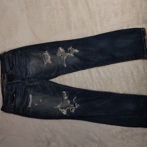 American Eagle ripped jeans